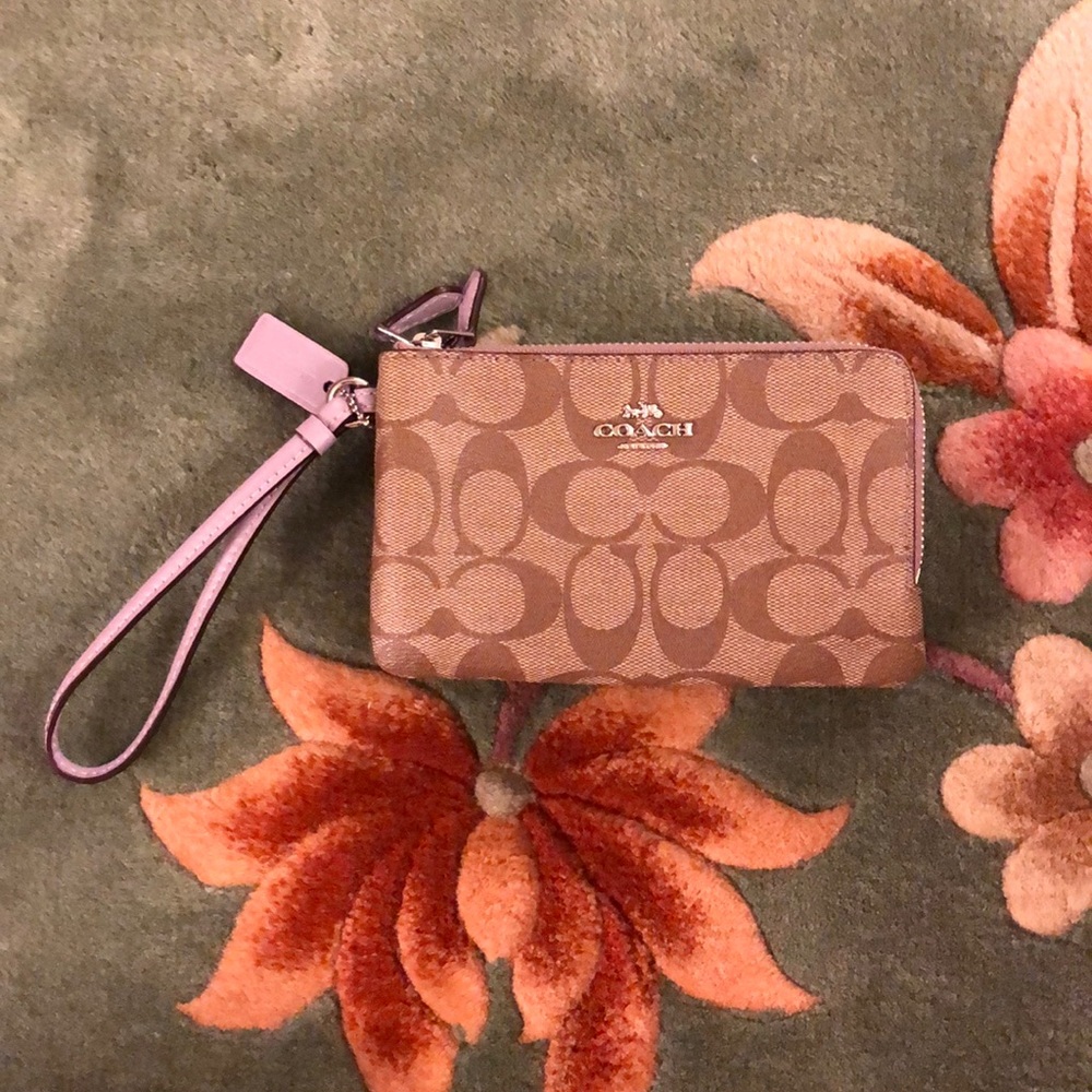 Coach Signature Wristlet